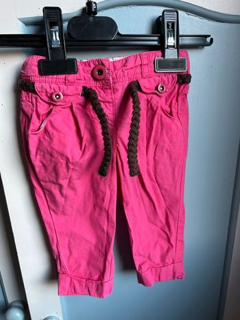 Pantalon fuschia, 6mois, tape à l’œil