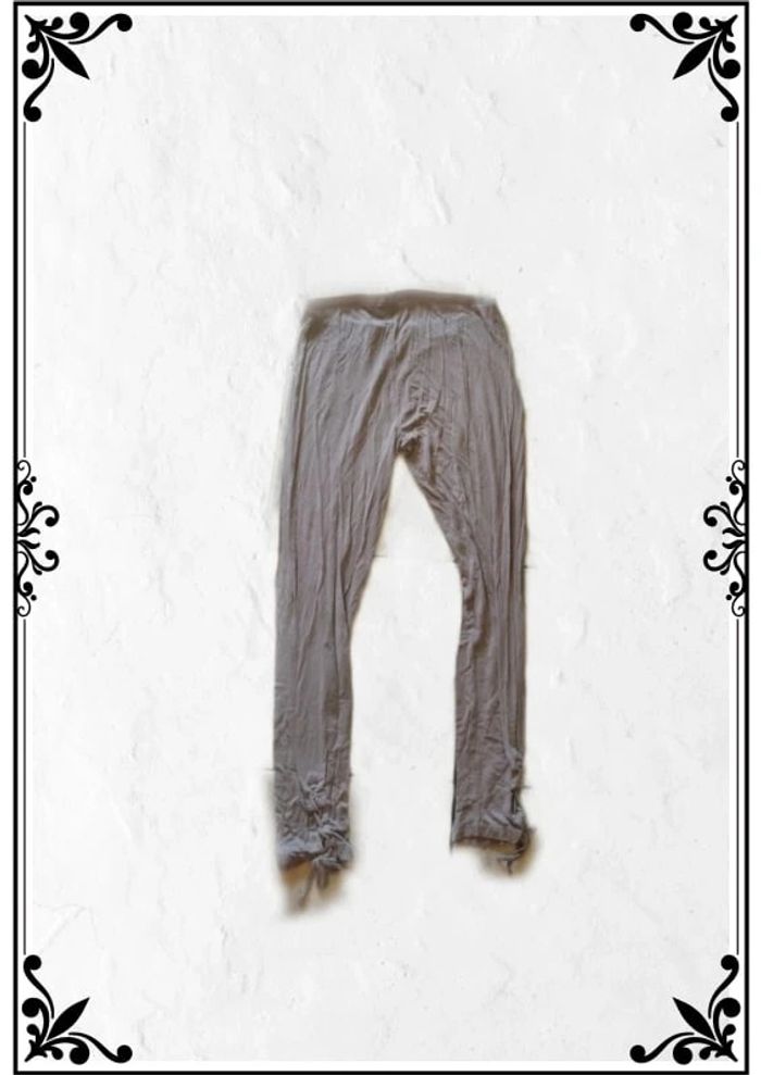Leggings gris à noeuds taille 46 48 - photo numéro 3