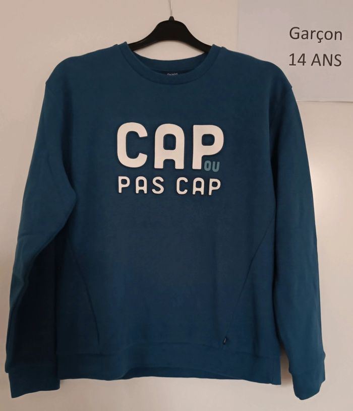 Sweat Okaïdi 14 ans Cap ou pas Cap