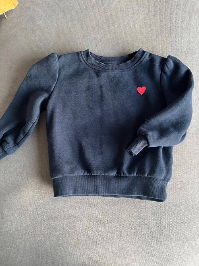 Pull fille bleu 4 ans