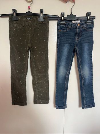 Lot pantalons 4 ans fille