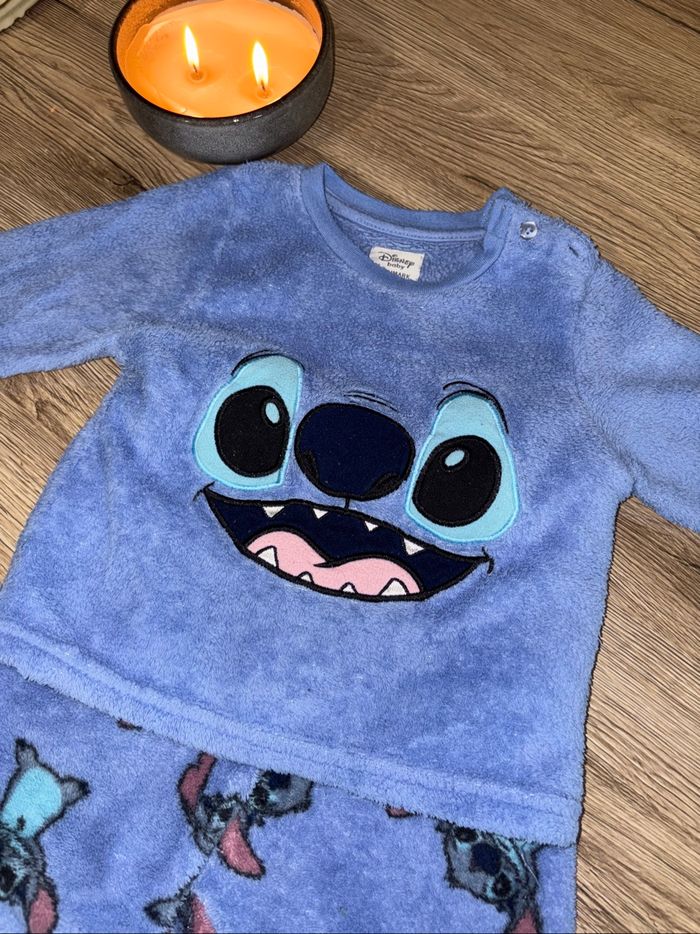 Pyjama 2 pièces Stitch 12/18m - photo numéro 2