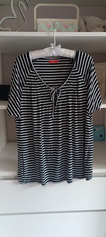 T-shirt femme à rayures