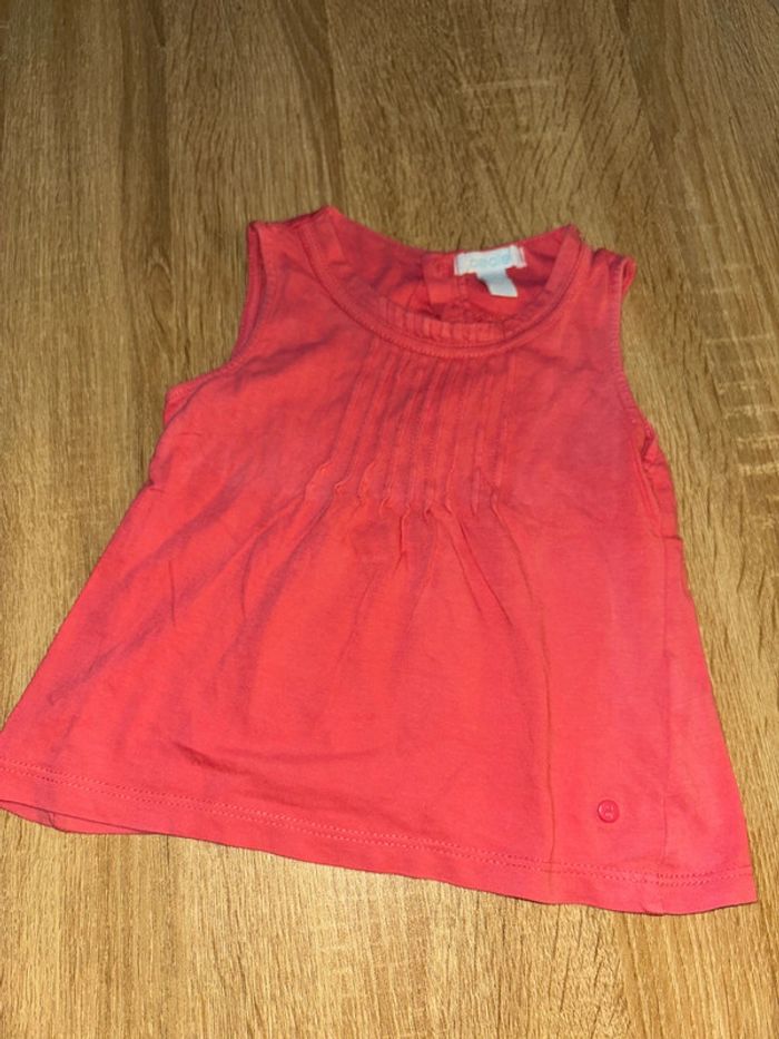 Haut tee shirt fille 18 mois marque obaibi