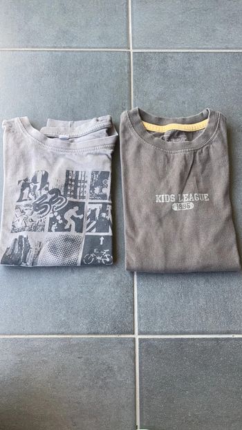 Lot 2 teeshirts manches longues