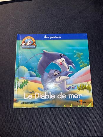 Livre pour enfants altaya les animaux marins et polaire le diable de mer