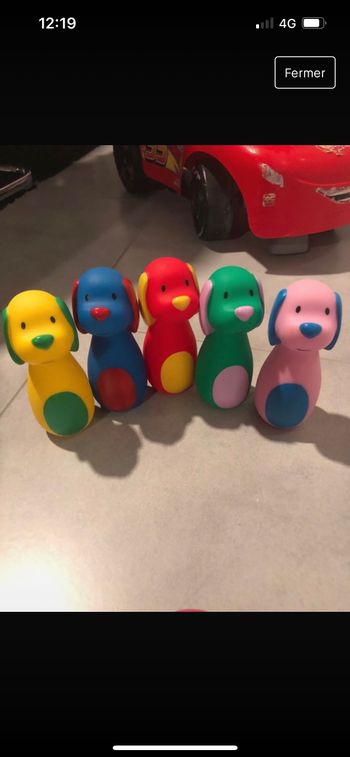 Lot de 5 petits chiens