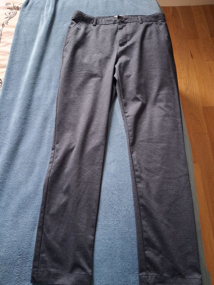 Pantalon homme bleu/gris - photo numéro 5