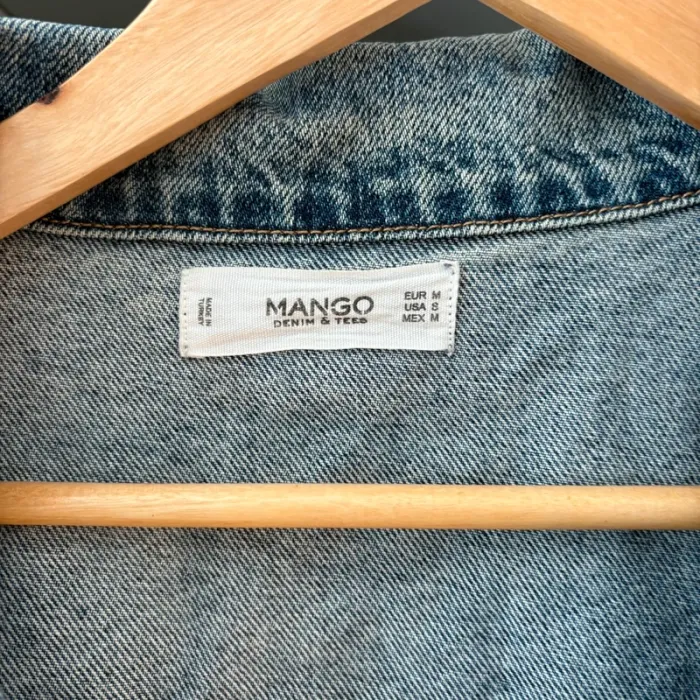 Veste en jean Mango • 38 🌼 - photo numéro 3