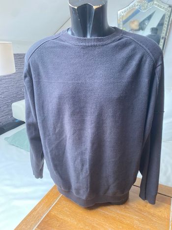 Pull homme coton noir XXL Oxbow