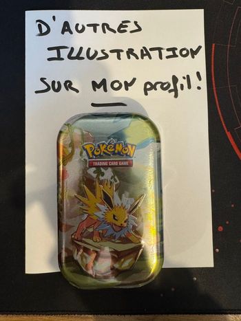 Pokémon mini tins voltali 8.5 évolution prismatique