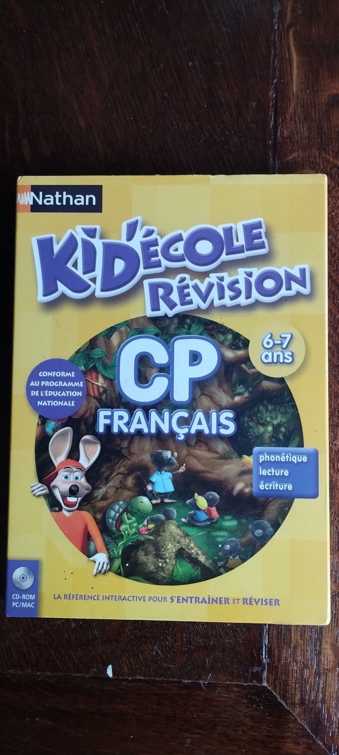 CD-PC Kid'Ecole Révivison 6/7 ans Nathan - photo numéro 1