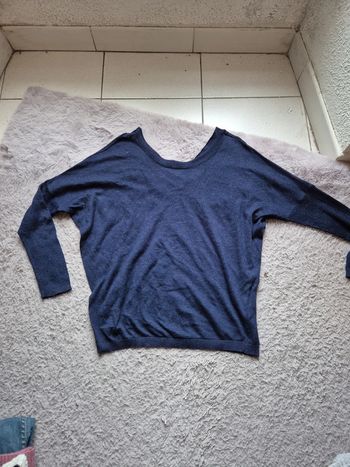Pull léger bleu marine