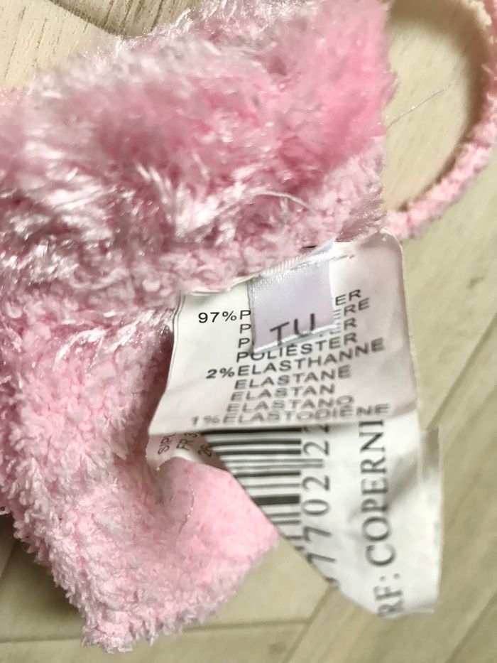 Moufles roses pilou-pilou 6-12mois - photo numéro 3