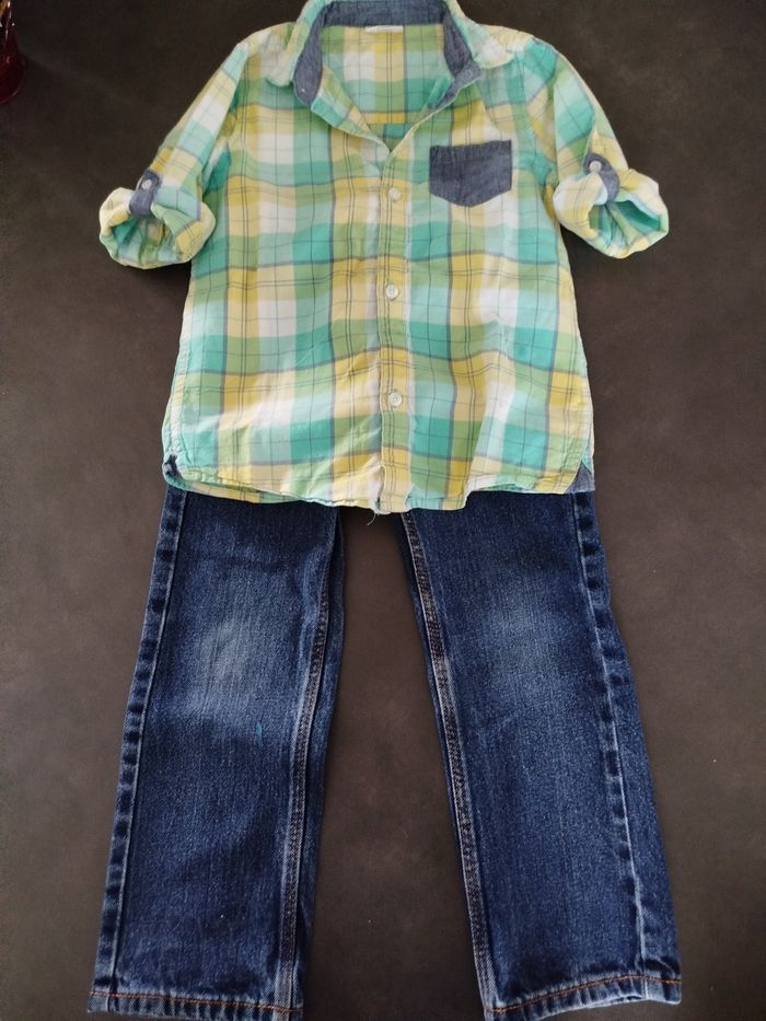 Jean's et chemise