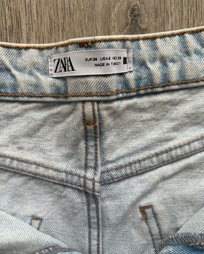 Short en jean à boutons taille haute - photo numéro 2