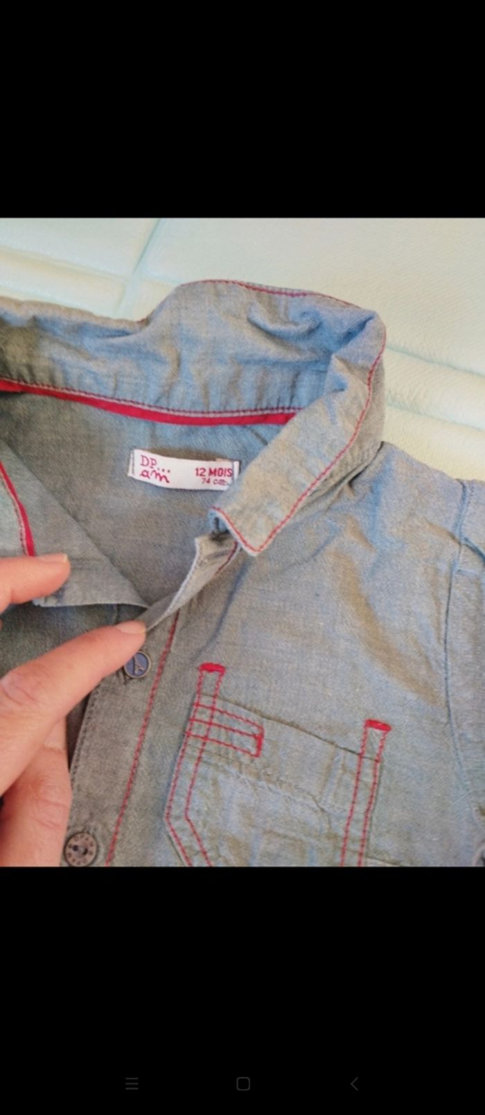 Chemise bébé garçon 12 mois - photo numéro 2