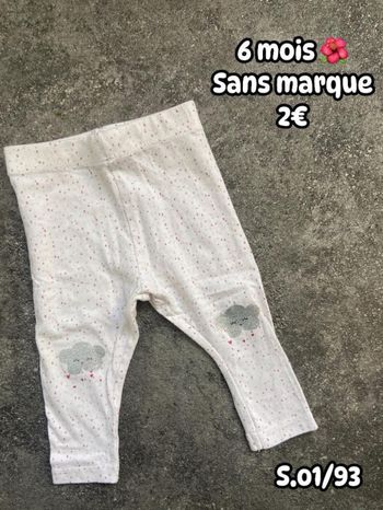 Legging 🌺 6 mois 🌺 Sans marque