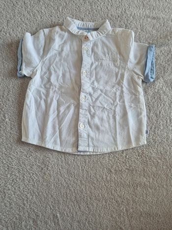 Chemise manches courtes 12 mois