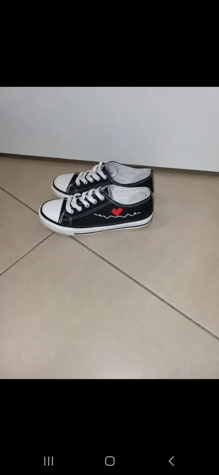 Chaussure à lacets noir