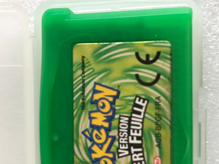 Pokemon Version Vert Feuille Game Boy Advance Authentique - photo numéro 5
