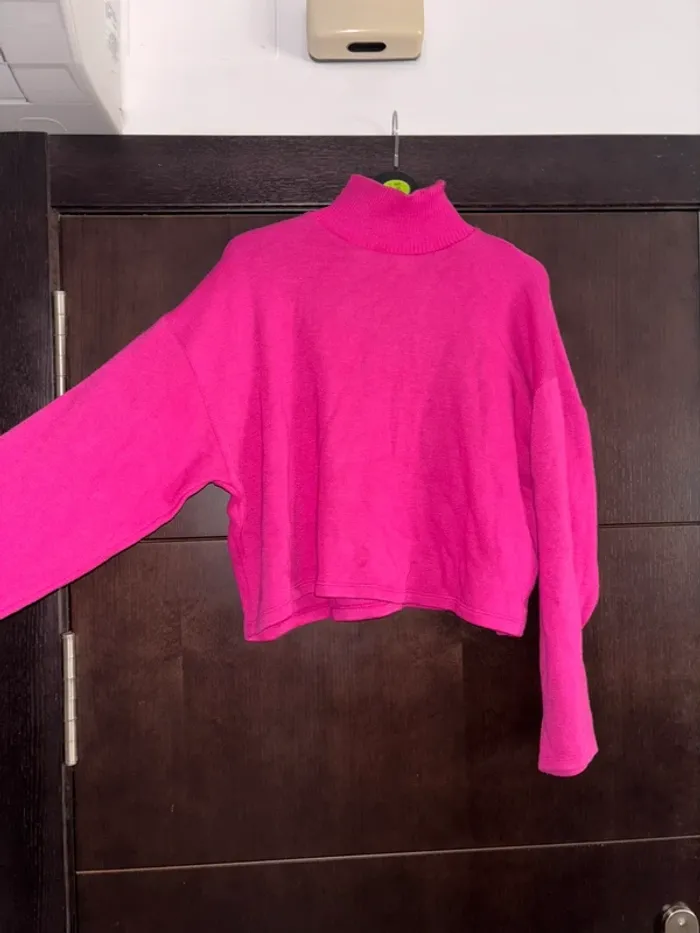 Jersey rosa crop - photo numéro 2