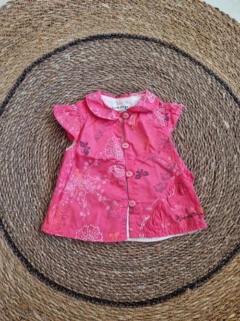 Jolie blouse sucre d'orge taille 3 mois