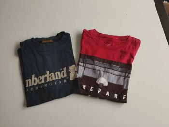 Lot x2 t shirt T 8 ans