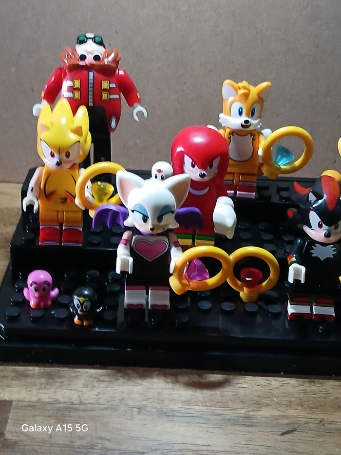 Vitrine lego Sonic neuf Collection jouets décoration - photo numéro 7