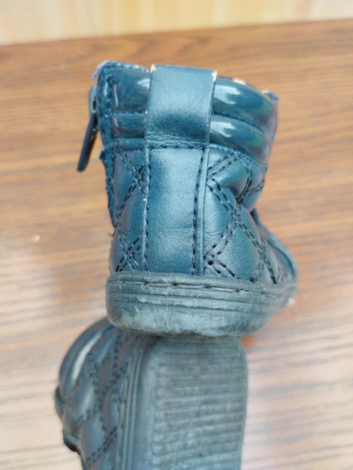 Bottines fille pointure 21 Tex bleu marine - photo numéro 4