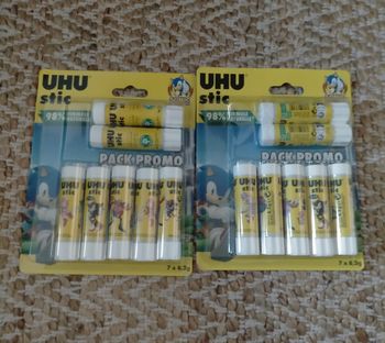 Lot 14 bâtons de colle UHU Sonic