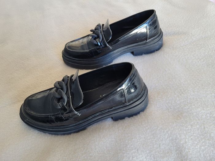 mocassins noirs vernis taille 39 - photo numéro 7