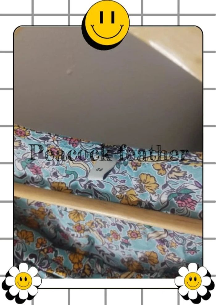 Débardeur bleu fleuri 44 - photo numéro 7