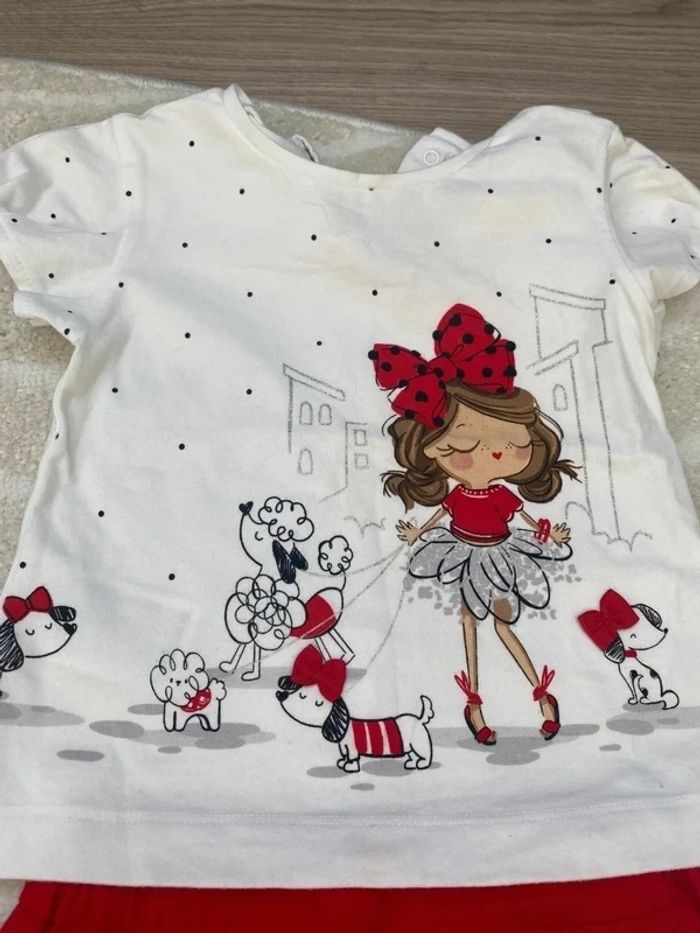 Ensemble Mayoral rouge et blanc - photo numéro 7