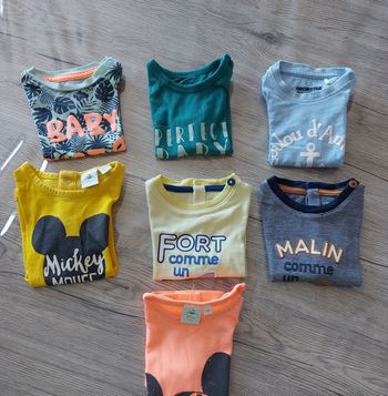 Lot t-shirt manche courte