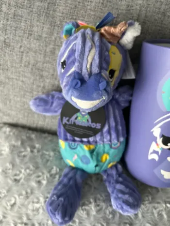 Peluche avec boîte cadeau Grand Simply Kiprokos le zèbre