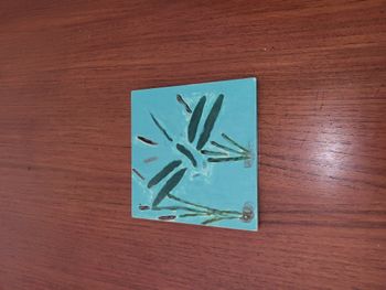 carreau de faïence étang - vintage