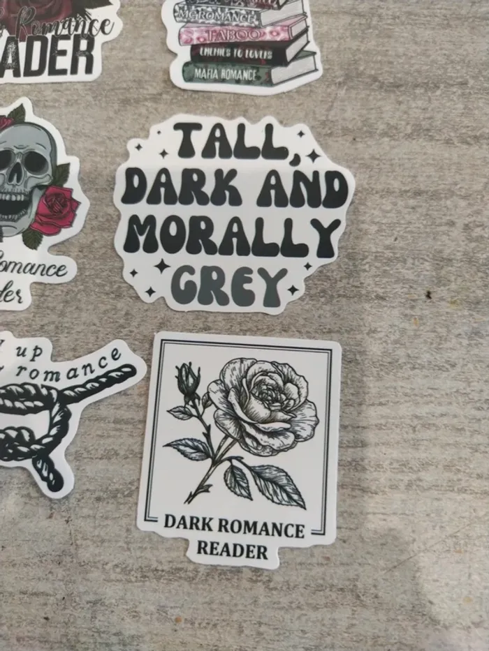 Lot d'autocollants dark romance (lot C) - photo numéro 3