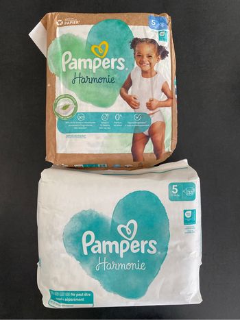 Couches Pampers harmonie T 5