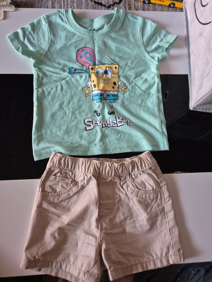 Ensemble t shirt +short