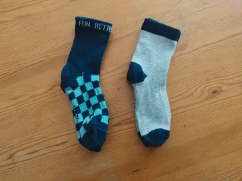 Chaussettes bleues