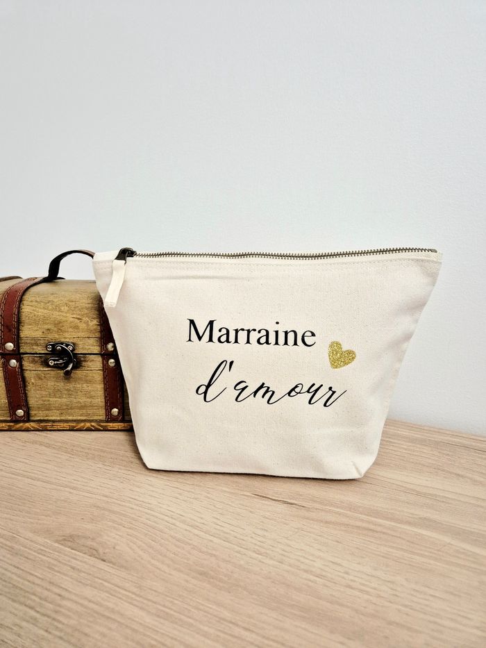 Pochette en coton Marraine