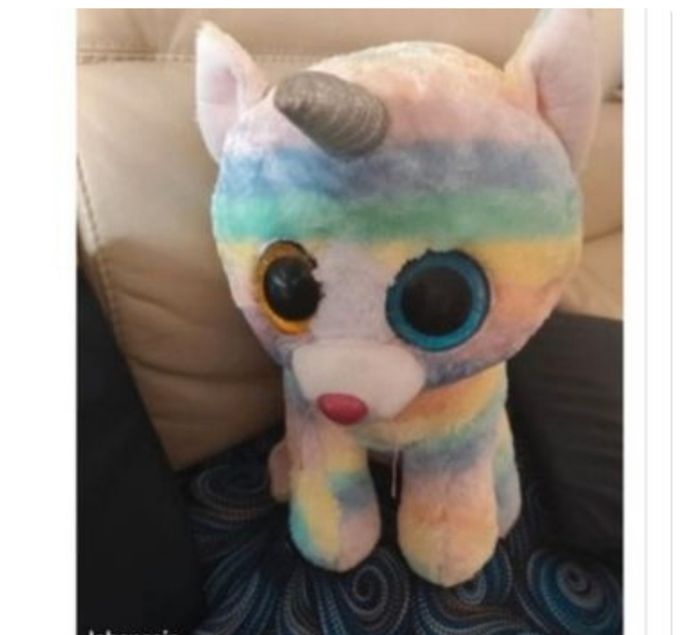 Chat licorne 🦄 35 cm - photo numéro 3