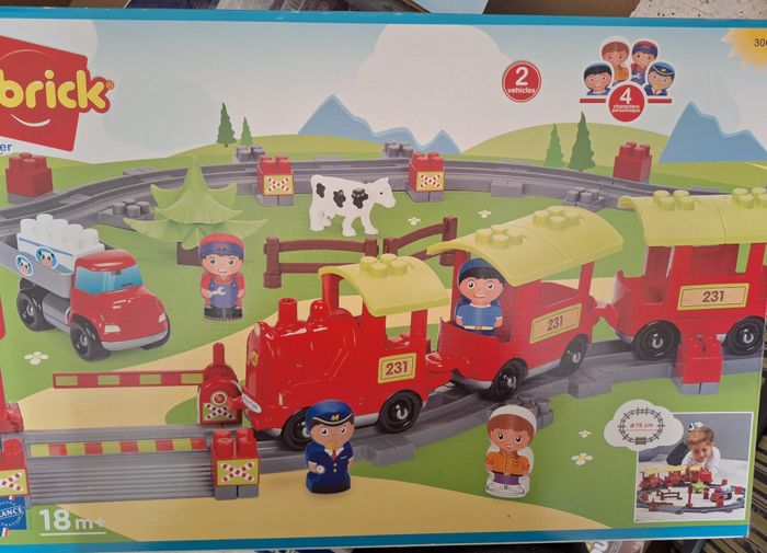 Train vapeur - Abrick ecoiffier