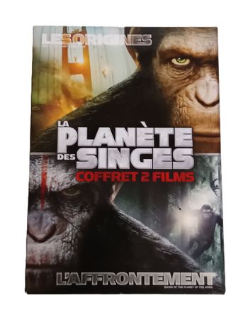 La planète des singes - coffret 2 films ( les origines et l'affrontement ) DVD