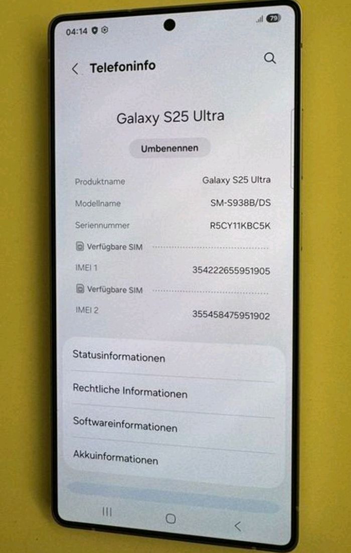 Samsung Galaxy S 25 Ultra - photo numéro 3