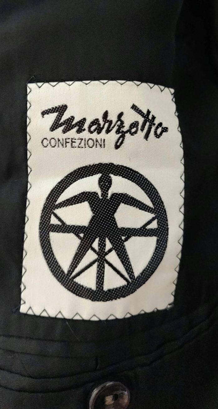 Veste de costume noire Marzotto 54 - photo numéro 3
