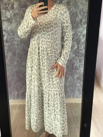 Robe longue couleurs douces