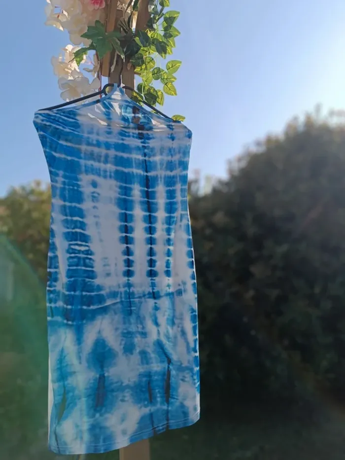 Robe été femme bleu taille s très bon état