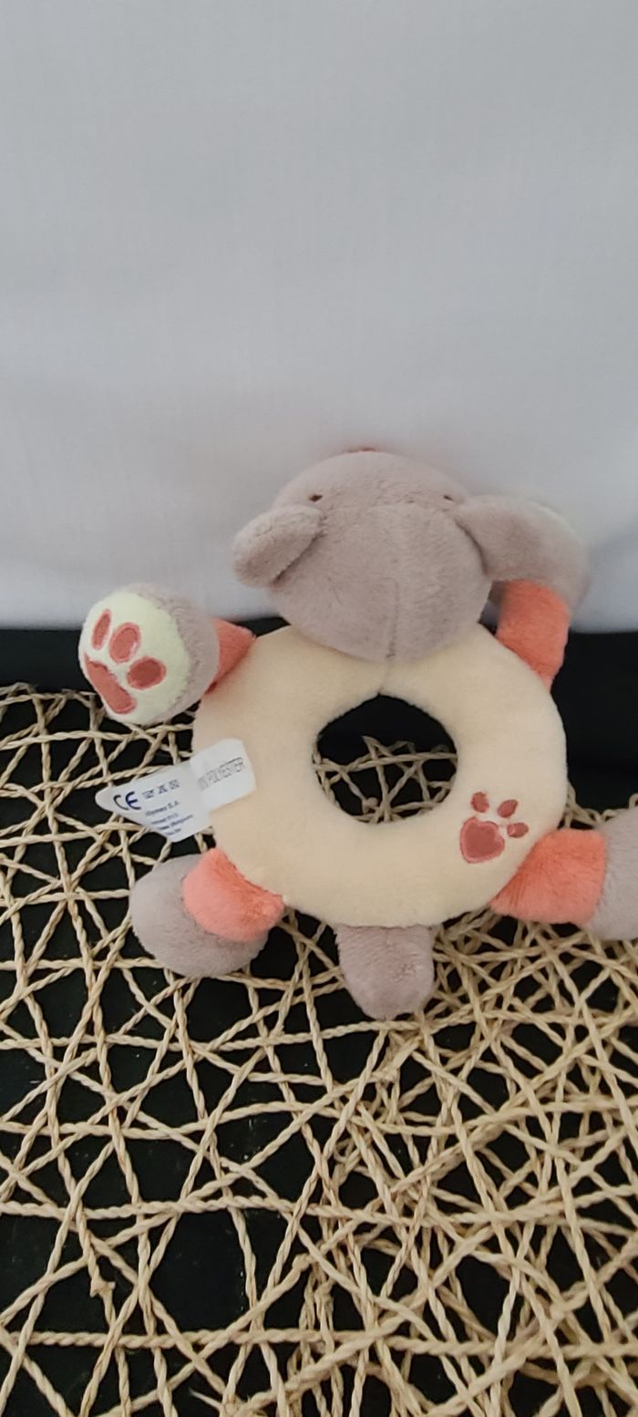 Peluche Hochet Doudou Anneau Nattou - photo numéro 2